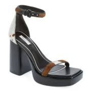 Rag & Bone Matrix Sandal Calf Hair Cow Print Size 39/9